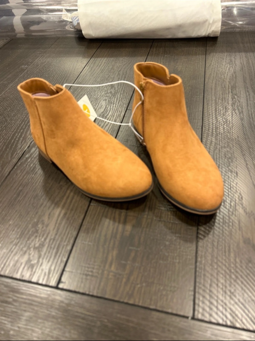 Cat & Jack Kids Suede Ankle Boots in Tan